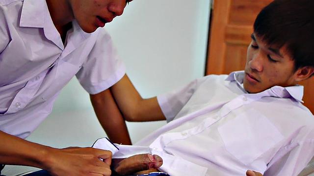 College Orient twinks in anal sex at home till cum