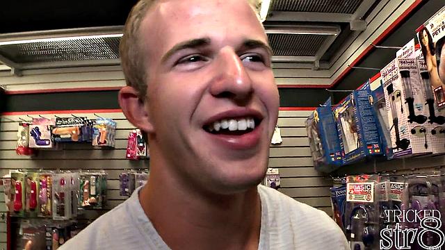 Straight guy takes a shot at the gloryhole and gets more than he bargained for