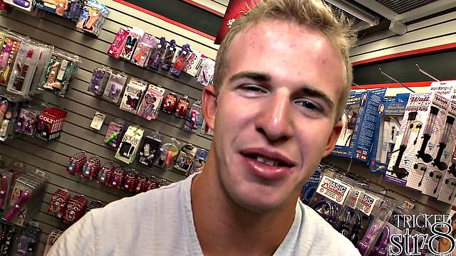 Straight guy takes a shot at the gloryhole and gets more than he bargained for