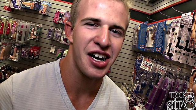 Straight guy takes a shot at the gloryhole and gets more than he bargained for