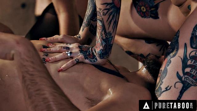 PURE TABOO CEO Cherie DeVille & HR Joanna Angel Hire Eager Man Just To Make Him A Fuck Toy