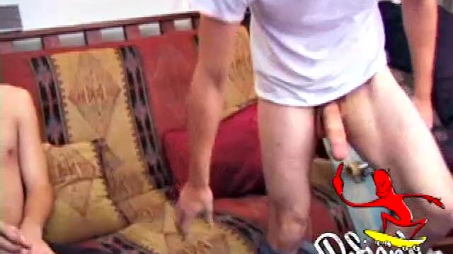 These Boys Start Off Watching a Porn Video While Jerking Off, but It Turns Into Some Serious Sexual Fun When They Start Sucking Each Other'S Cock. Sitting Side-By-Side, Bama and Kent Jerk Off, Kiss and Rub Each Other'S Dick.