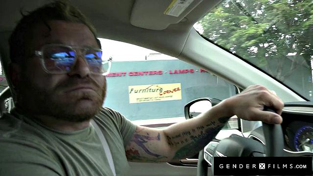 GenderXFilms - Trans Latina Hitchhiker By Muscle Bear