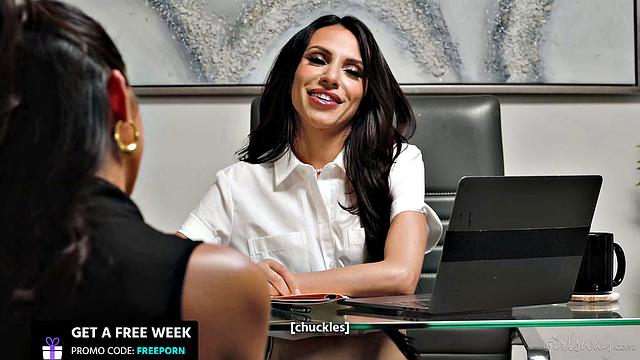 Hot Babe Kylie Rocket Realizes She Ghosted Job Interviewer Hime Marie On A Dating App