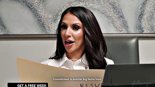 Hot Babe Kylie Rocket Realizes She Ghosted Job Interviewer Hime Marie On A Dating App