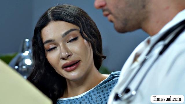 Letting my hot doctor bang my wet butt