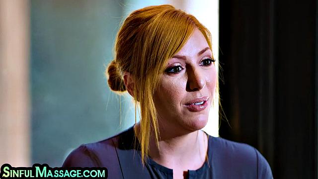 Big-titted masseuse side-fucked by client