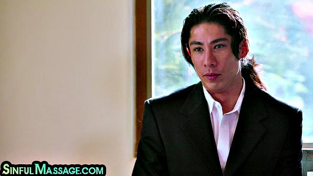 Big-titted masseuse side-fucked by client