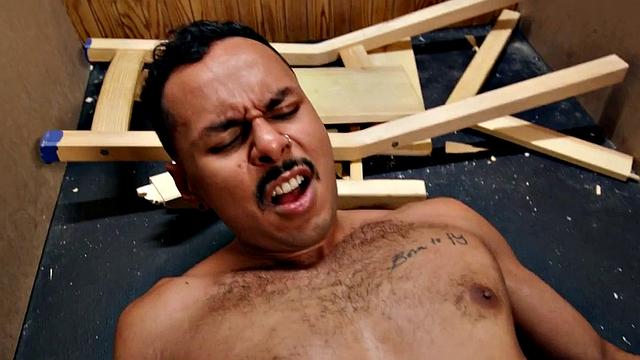 Dominant bigcock jock barebacks ass after deepthroat