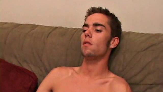 Daniel Kane strokes his cock and shows off for the camera
