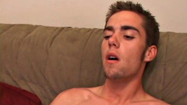 Daniel Kane strokes his cock and shows off for the camera