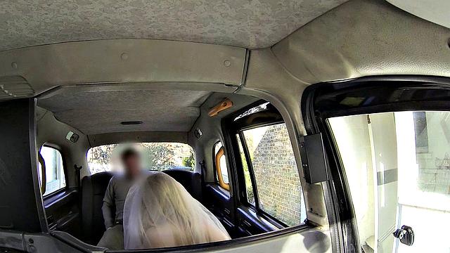 Hot MILF in stockings craves for a hard dick in the backseat