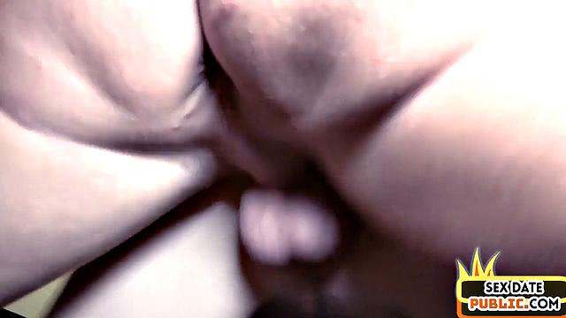 German POV public babe gets fucked in her greedy cunt