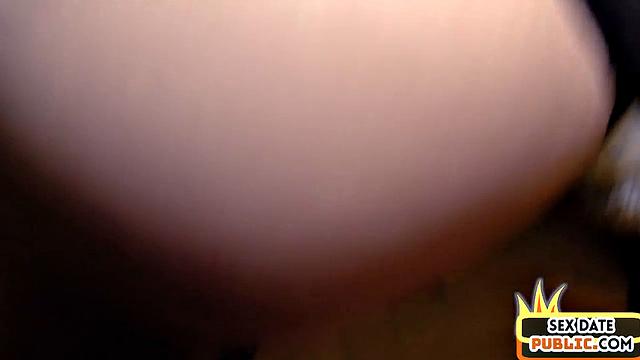 German POV public babe gets fucked in her greedy cunt