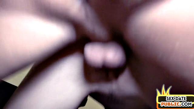 German POV public babe gets fucked in her greedy cunt