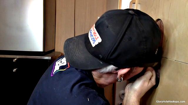 Married Man Takes Gloryhole Ass