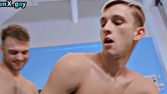 Manly police twink gets smashed by doctor after deepthroat