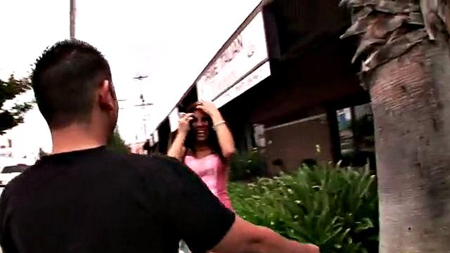 Hot brunette bukkake slut chokes on sperm 