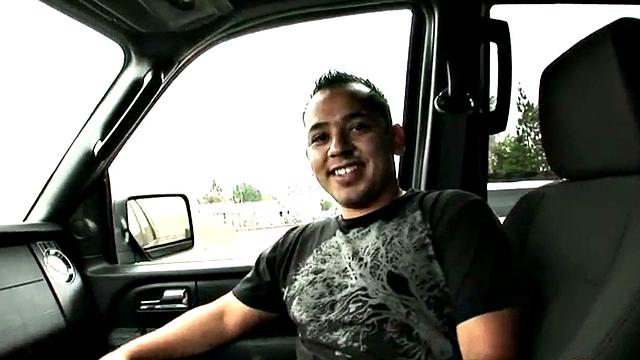 Hot brunette bukkake slut chokes on sperm 