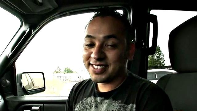 Hot brunette bukkake slut chokes on sperm 