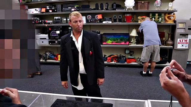 Suited straight DILF agrees to going gay