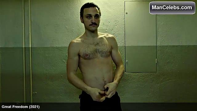 Franz Rogowski Revealing his Tight Behind