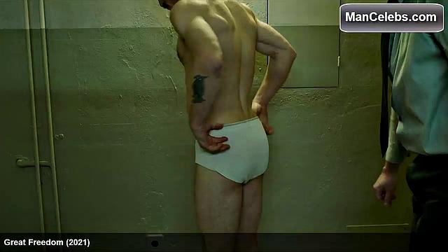 Franz Rogowski Revealing his Tight Behind