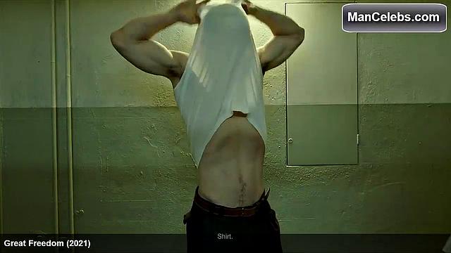 Franz Rogowski Revealing his Tight Behind
