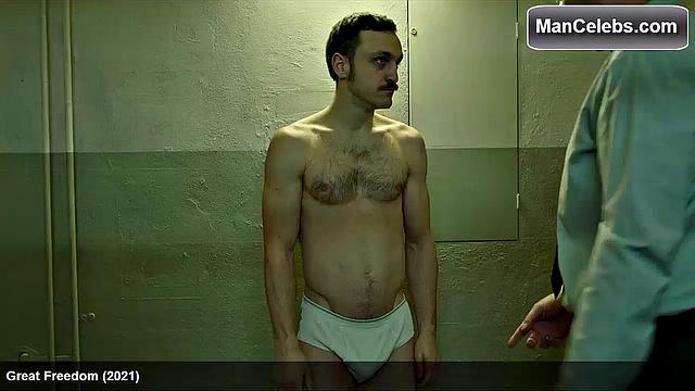 Franz Rogowski Revealing his Tight Behind