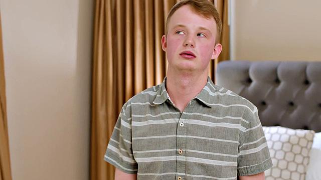 ADULT TIME - Busty MILF Sophia Locke Takes Scrawny Stepson's Virginity, Lets Him Taste Pussy!