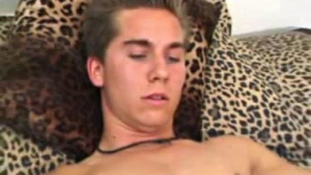 In this solo, Brock Labelli puts on a hot stroke show. Hard from the start, all he needs is lube in his hands. He shoves an anal toy into his tight hole, and fucks himself nice and easy.