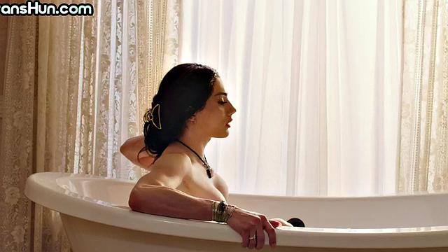 Big cock transgender fucks Asian in doggystyle