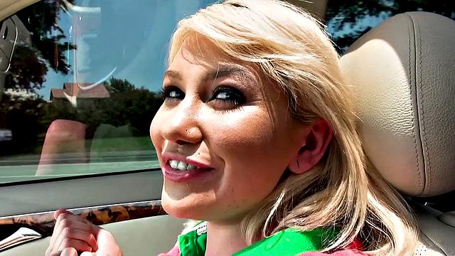 Get ready to swallow your own warm load in this hot POV car action