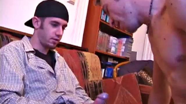 Sweet faced Tag is back and joined by Kent. Kent doesn't waste any time getting down to business on his friend's hard cock and sucks it like a piece of candy.