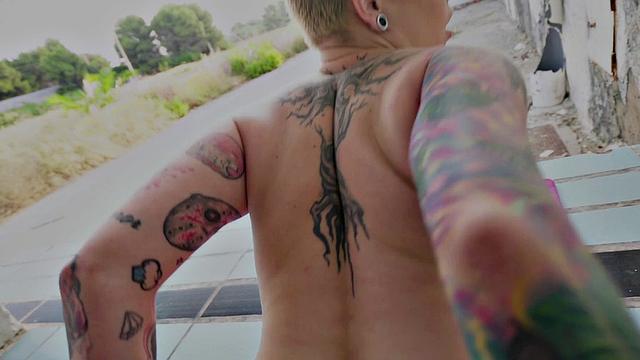 Be My Topless Tattooed Cover Girl