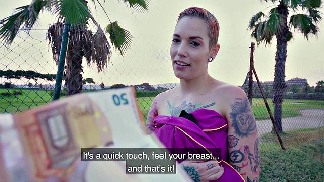 Be My Topless Tattooed Cover Girl