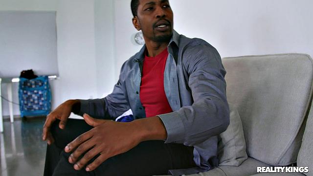 She's here to clean?