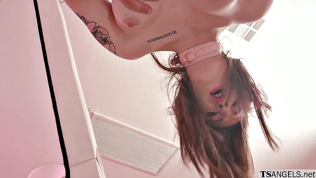 Fucking this gorgeous TS in the ass