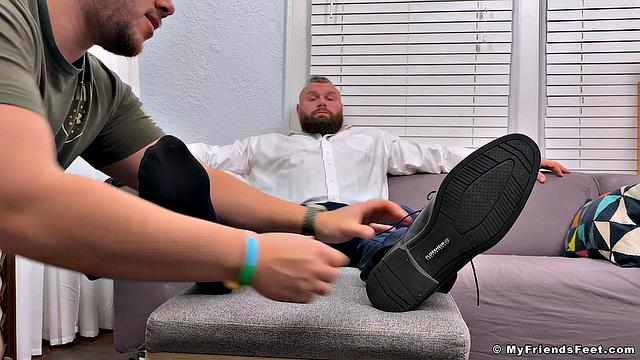 Girth's Size 14 Feet & Socks Worshiped - Girth
