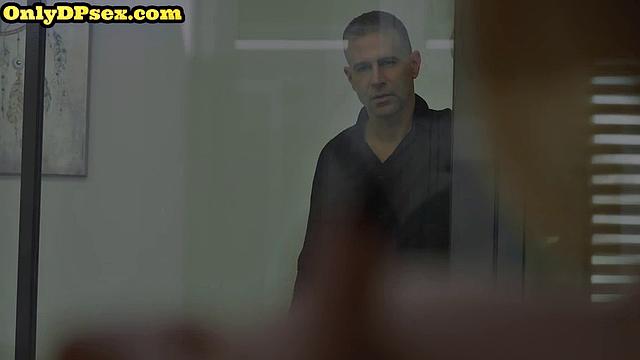 Naughty bae gets hard double fucked