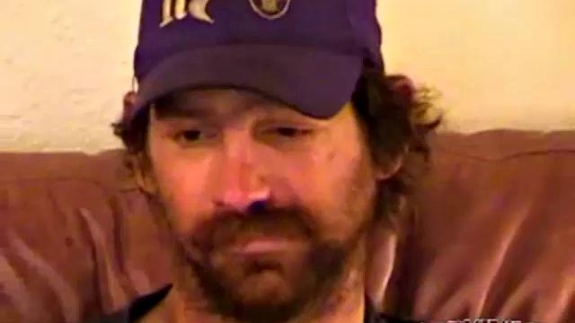 One of the local street dudes who stops by often, his craggly appearance and slow Southern drawl turn me on. He loves sucking more and more since this shoot, and he's very adept at it