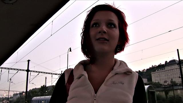 Redhead Gives Sloppy Blowjob And Fucks Someone