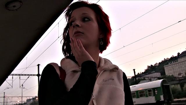 Redhead Gives Sloppy Blowjob And Fucks Someone