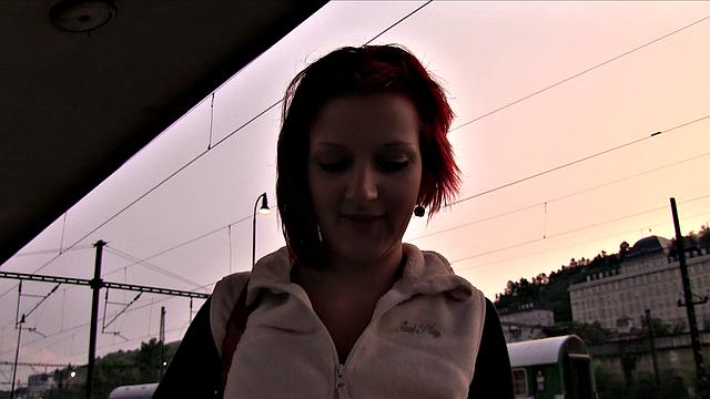 Redhead Gives Sloppy Blowjob And Fucks Someone