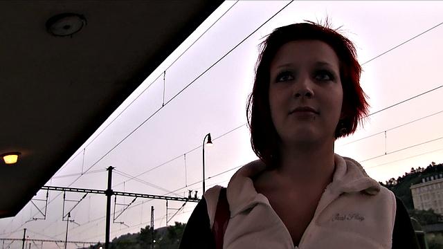 Redhead Gives Sloppy Blowjob And Fucks Someone