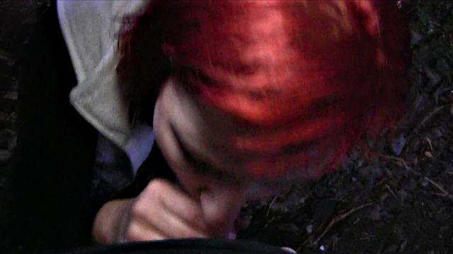 Redhead Gives Sloppy Blowjob And Fucks Someone