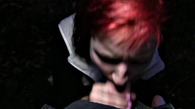 Redhead Gives Sloppy Blowjob And Fucks Someone