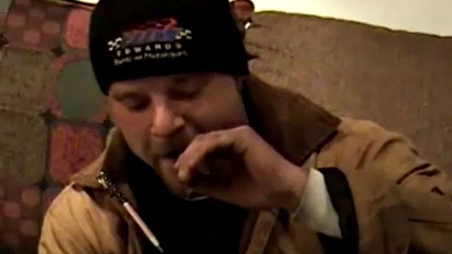 Shane is a big, cigar-smoking, hairy man, with a rough outdoors look. He works as a garbage man and is about to enter the Army. Enjoy as this muscular 28-year-old gets naked and strokes his hard cock.