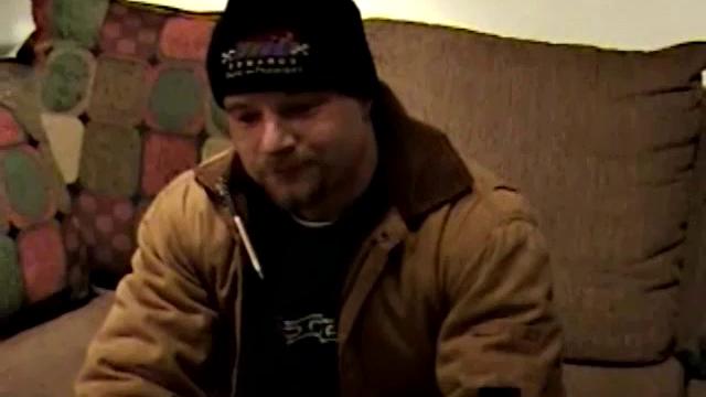 Shane is a big, cigar-smoking, hairy man, with a rough outdoors look. He works as a garbage man and is about to enter the Army. Enjoy as this muscular 28-year-old gets naked and strokes his hard cock.