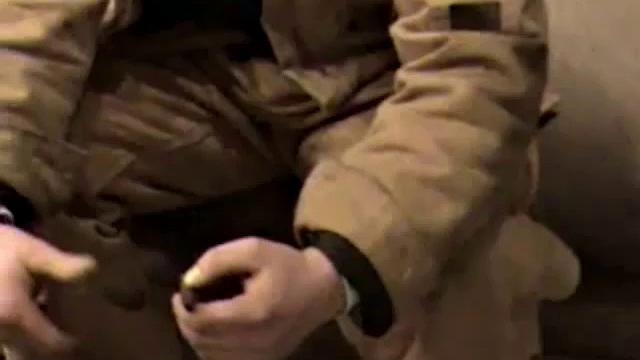 Shane is a big, cigar-smoking, hairy man, with a rough outdoors look. He works as a garbage man and is about to enter the Army. Enjoy as this muscular 28-year-old gets naked and strokes his hard cock.